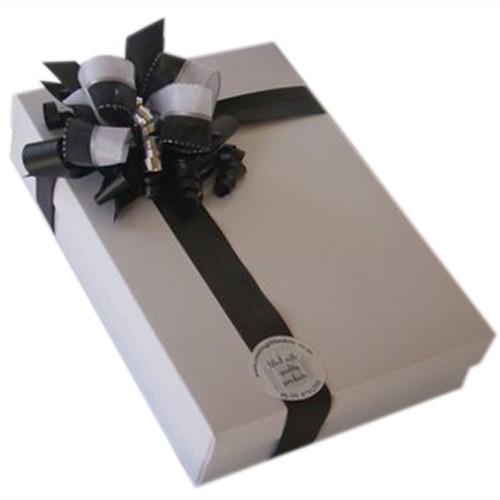 Black & White Stripe Gift Box